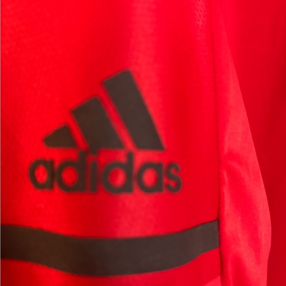 Men's adidas Red New Jersey Devils Under the Lights AEROREADY Quarter-Zip Large - Picture 6 of 10